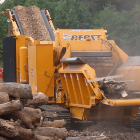 Land Clearing Self-Propelled Horizontal Grinders